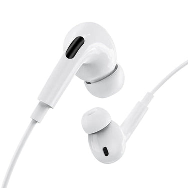 Hoco M111 Pro Plug And Play Primero Digital Handsfree for iPhone - White